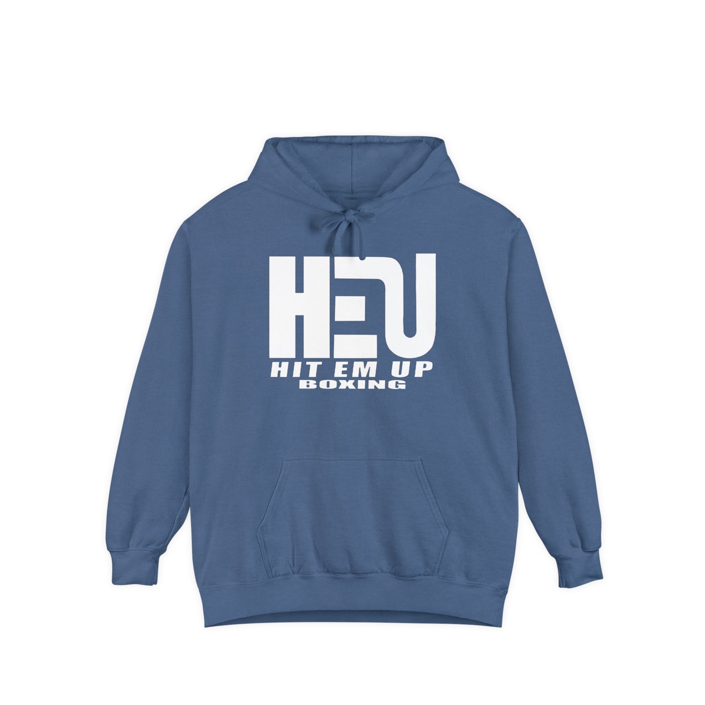 HEU Boxing Heavyweight Unisex Hoodie - White Logo