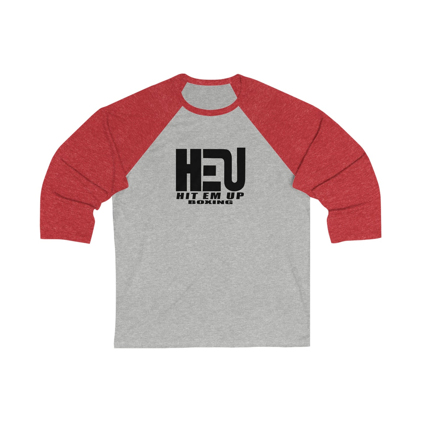 Hit Em Up Boxing Unisex 3\4 Sleeve Baseball Tee