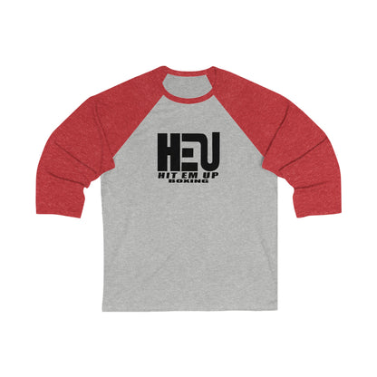 Hit Em Up Boxing Unisex 3\4 Sleeve Baseball Tee