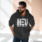 HEU Hit Em Up Unisex Full Zip Hoodie - White Logo