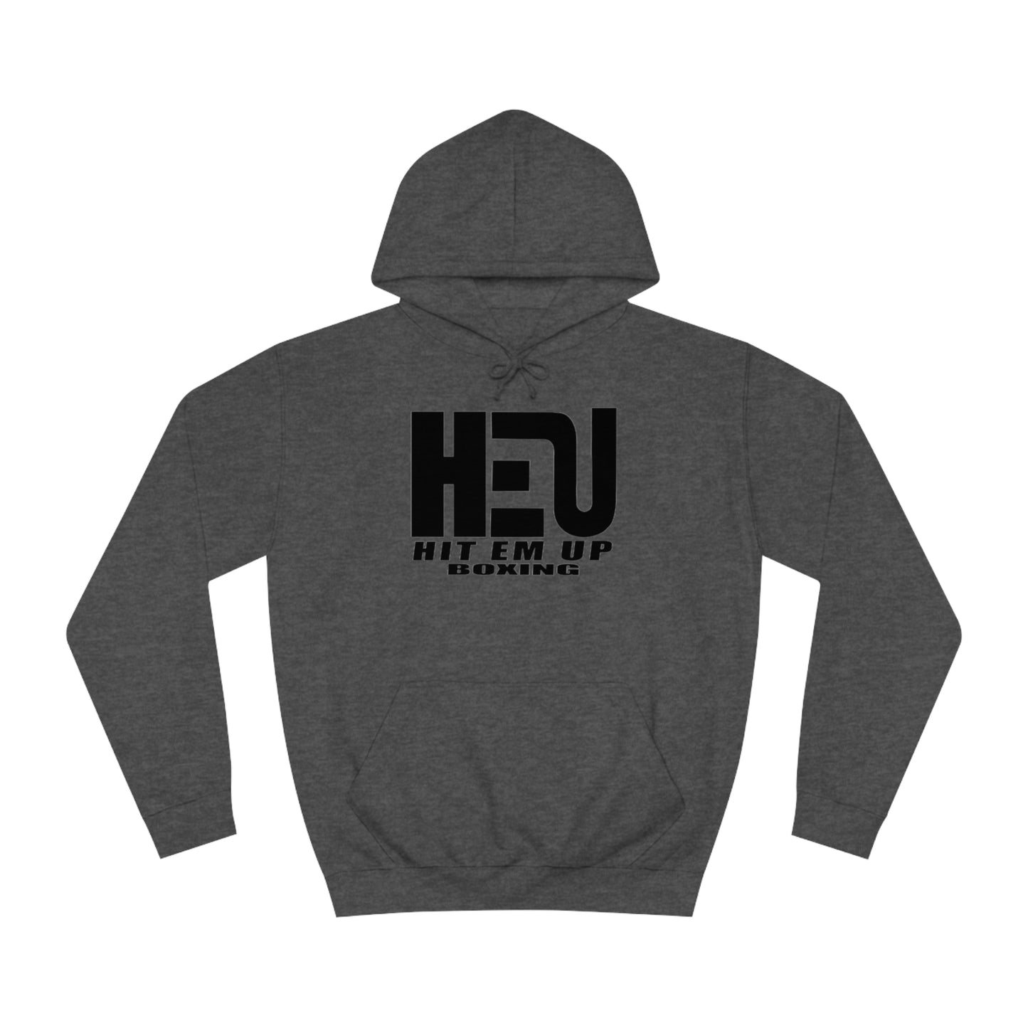 HEU Boxing Unisex Hoodie - Black Logo