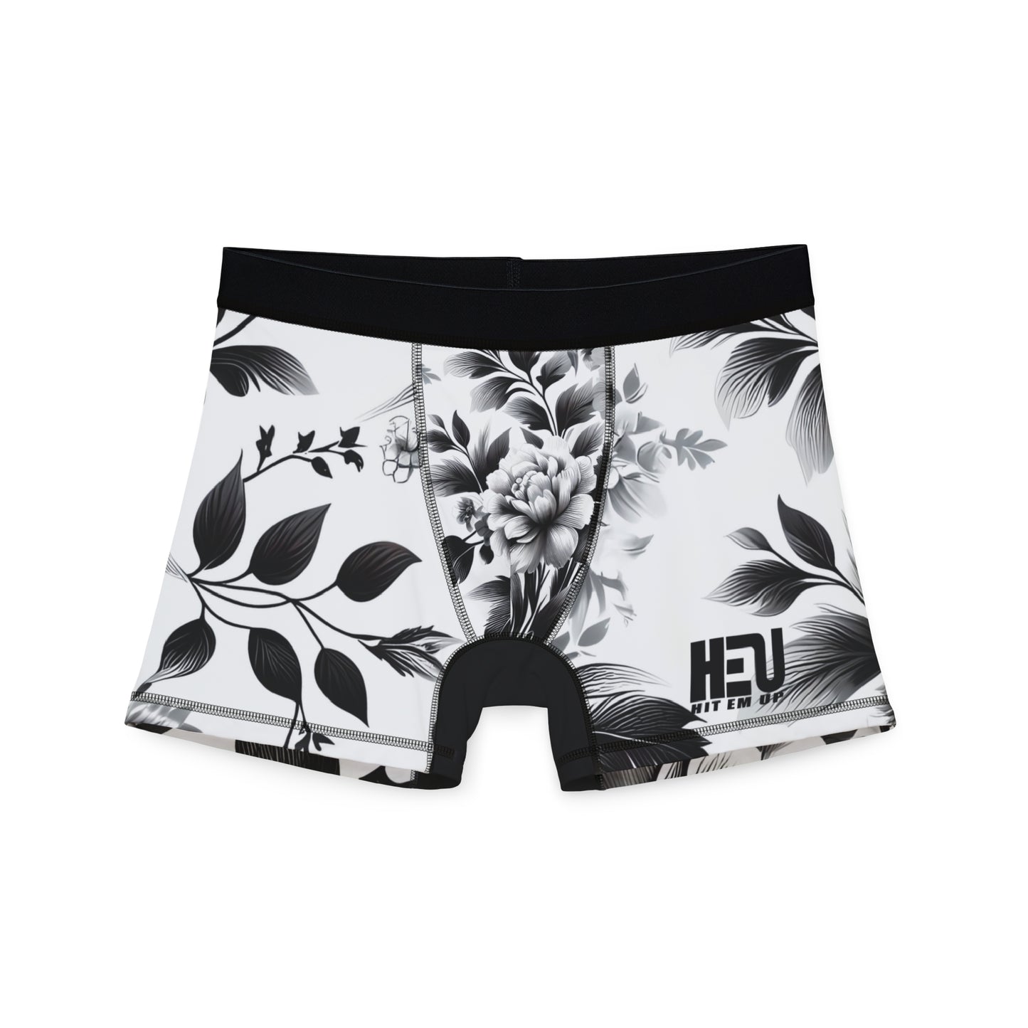 HEU White Floral Men's Boxers