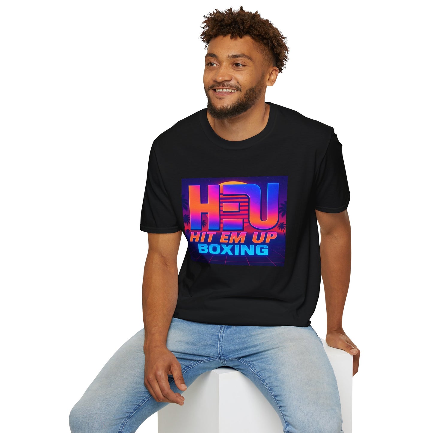 HEU Boxing Retrowave T-Shirt