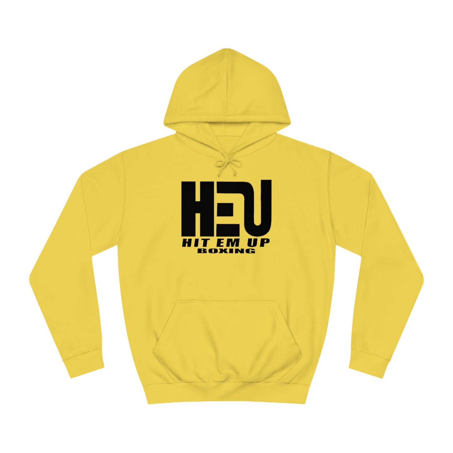 HEU Boxing Unisex Hoodie - Black Logo