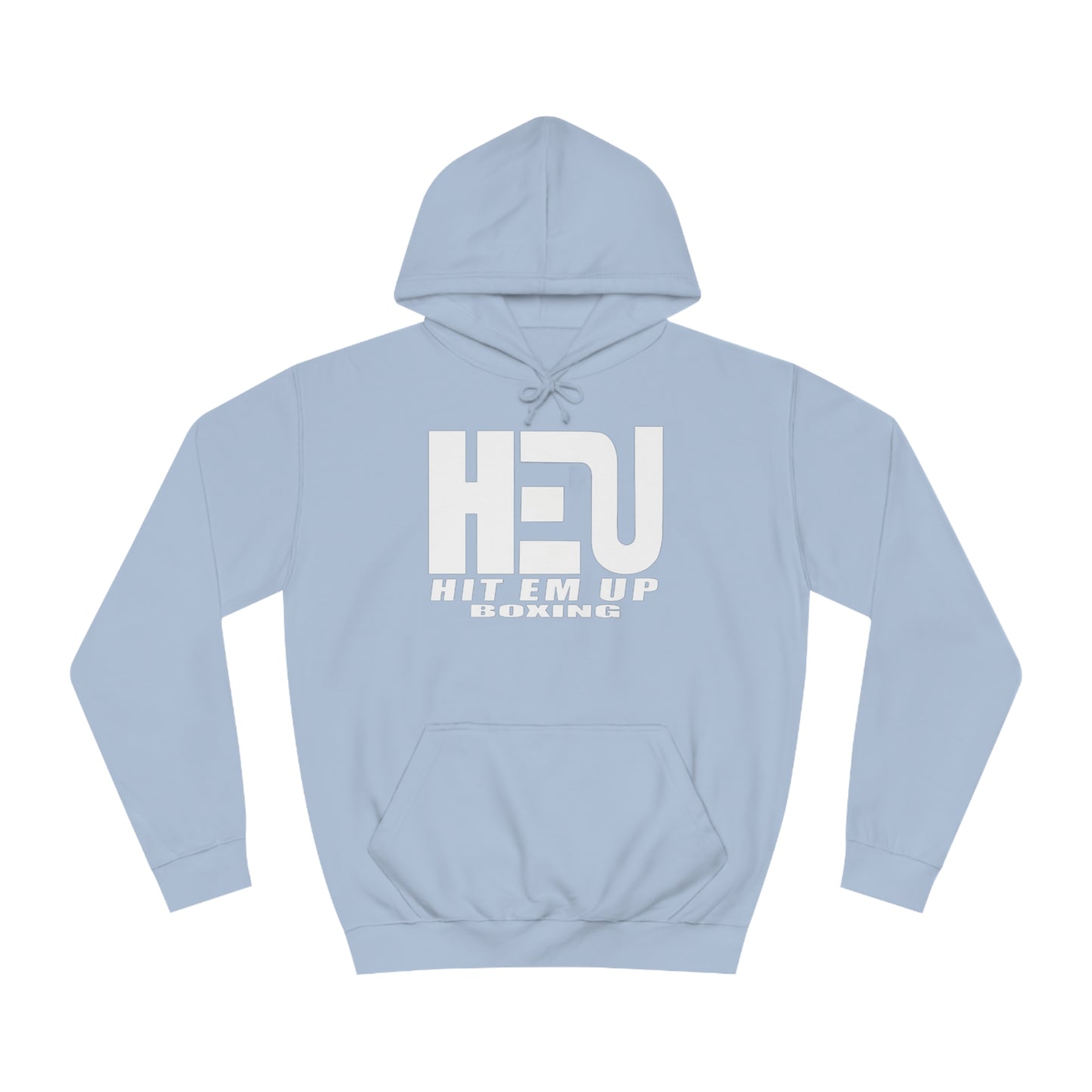 HEU Boxing Unisex Hoodie - White Logo