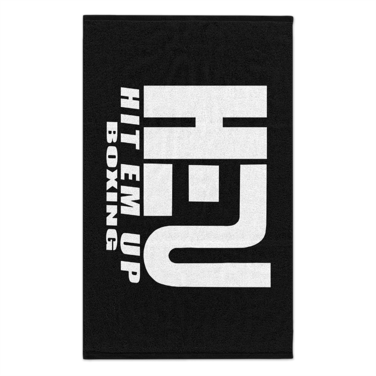 Black HEU Boxing Sport Towel