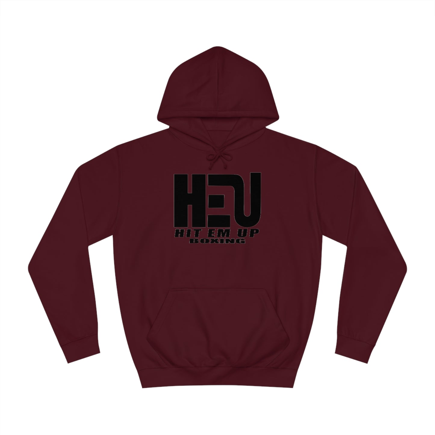 HEU Boxing Unisex Hoodie - Black Logo