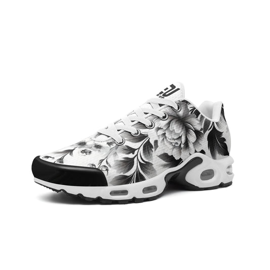HEU Black Fly Flex Mesh Tech Sneakers