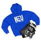 HEU Hit Em Up Unisex Full Zip Hoodie - White Logo