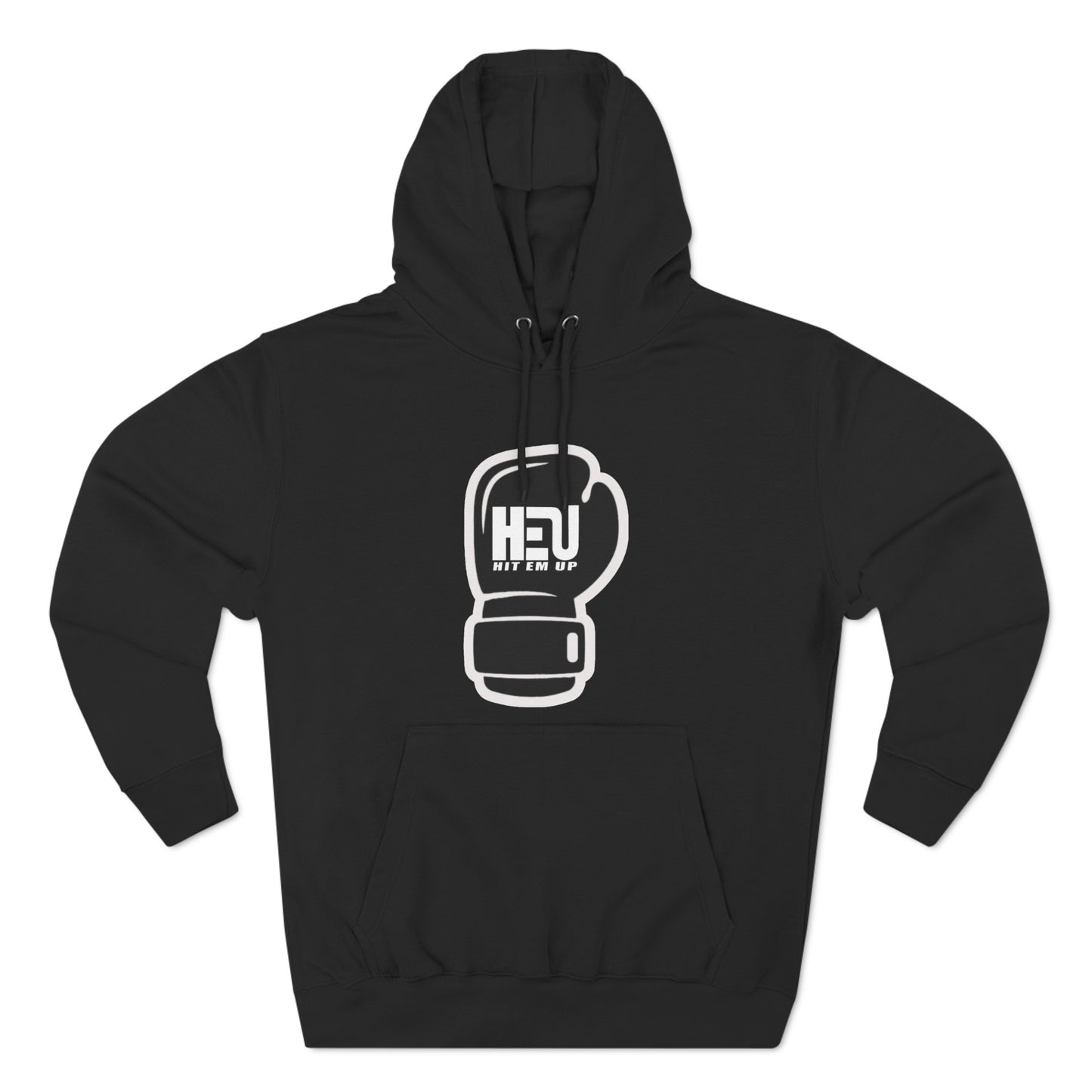 Hit Em UP Glove Logo Premium Pullover Hoodie