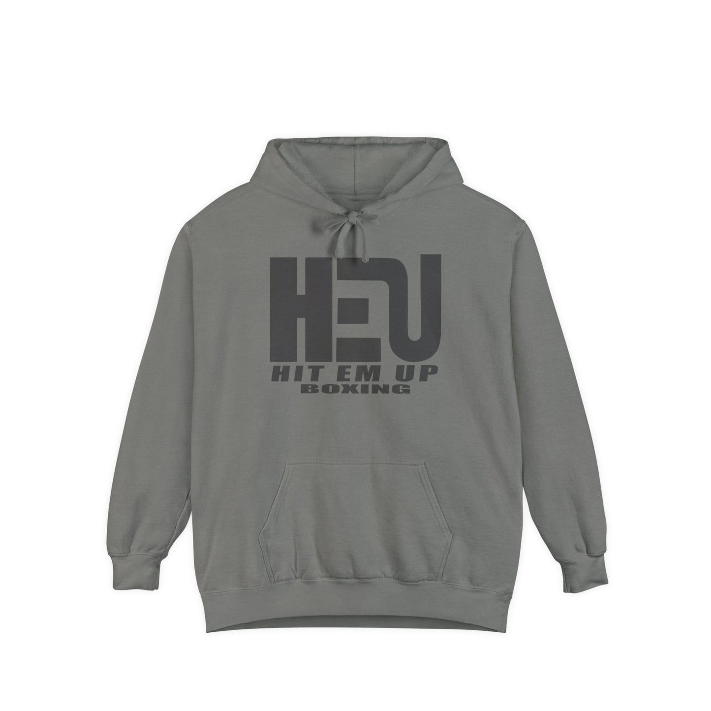 HEU Boxing Heavyweight Unisex Hoodie - Black Logo