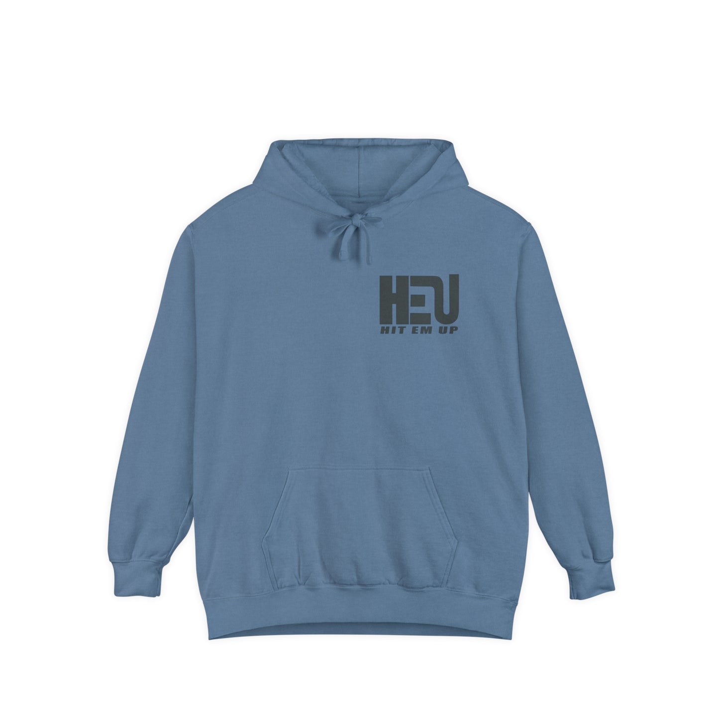 Dual Logo HEU Boxing Heavyweight Unisex Hoodie - Black Logo