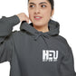 Dual Logo HEU Boxing Heavyweight Unisex Hoodie - White Logo