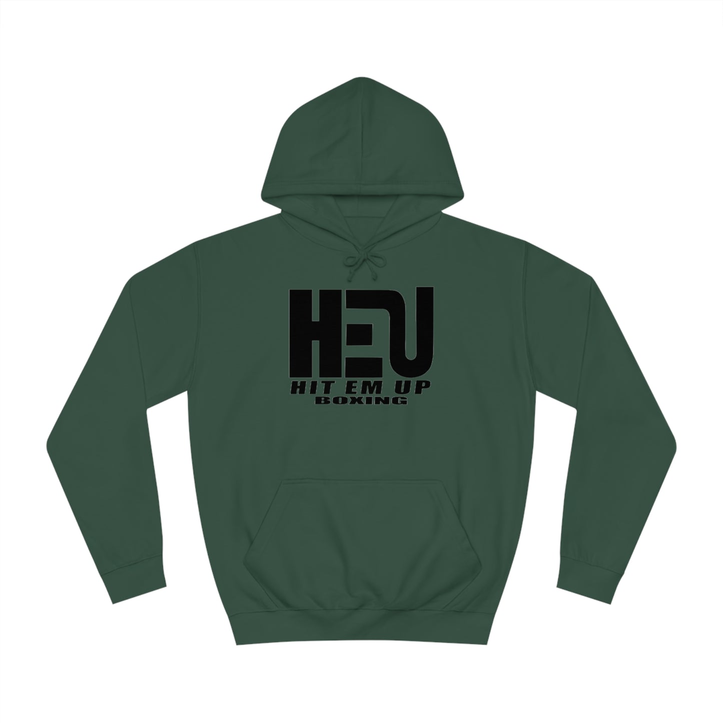 HEU Boxing Unisex Hoodie - Black Logo