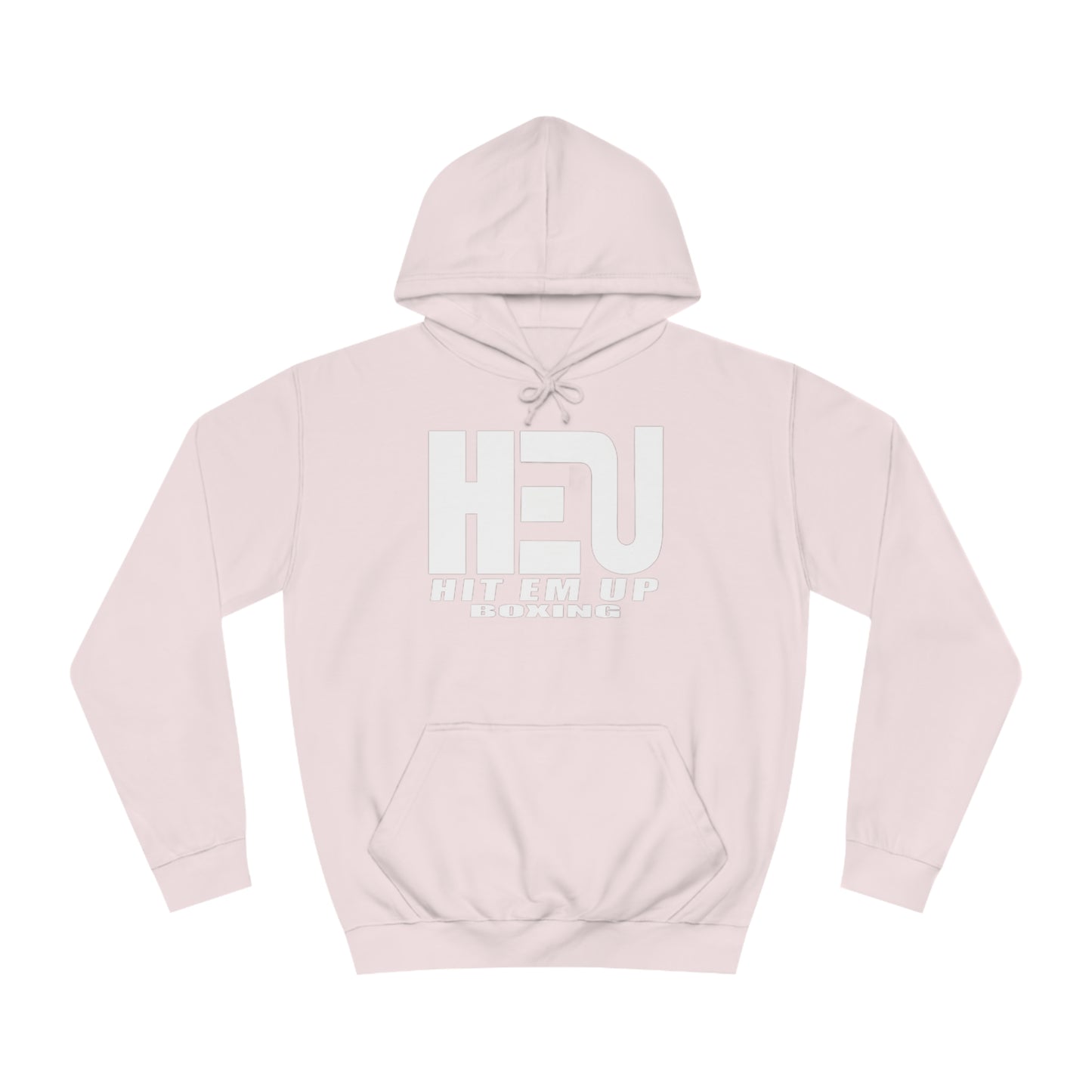 HEU Boxing Unisex Hoodie - White Logo