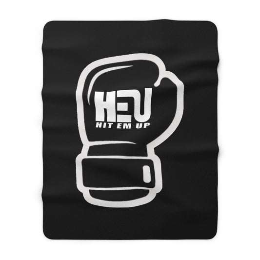 HEU Boxing Glove Sherpa Fleece Blanket