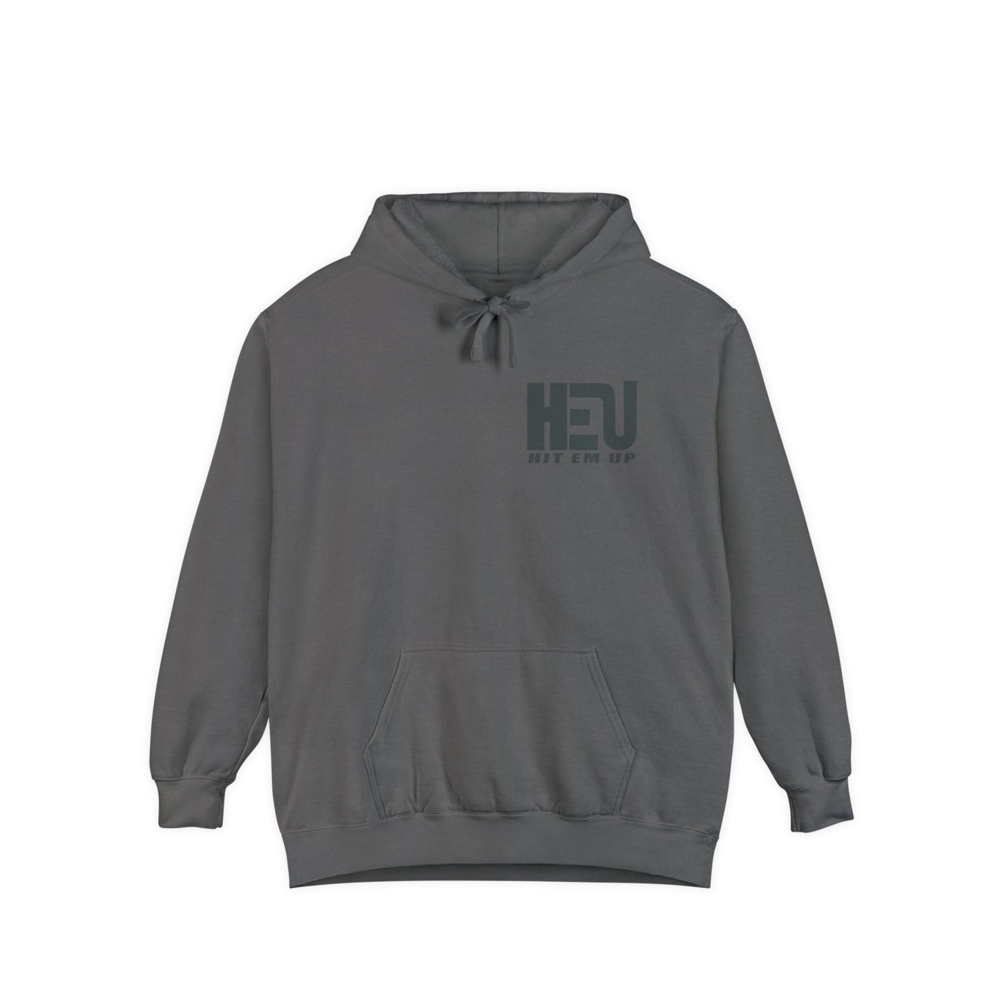 Dual Logo HEU Boxing Heavyweight Unisex Hoodie - Black Logo