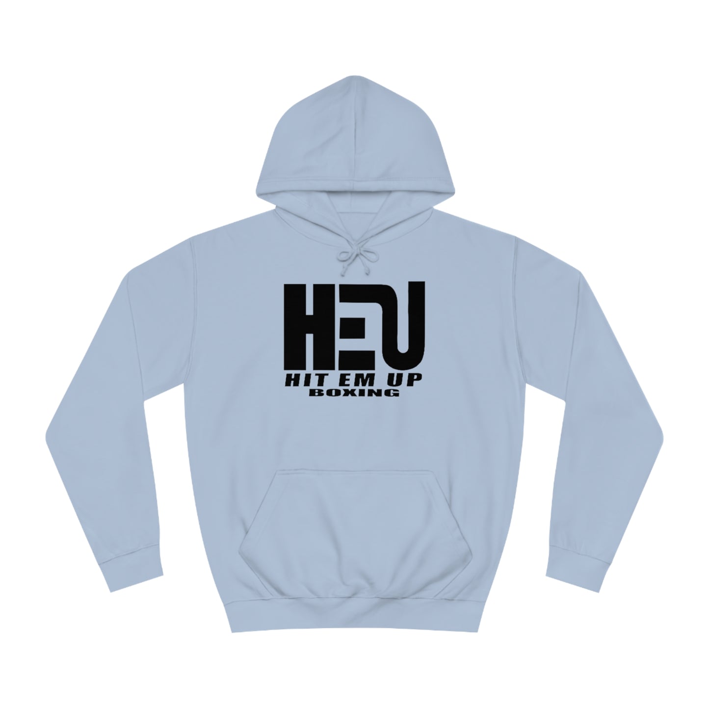 HEU Boxing Unisex Hoodie - Black Logo