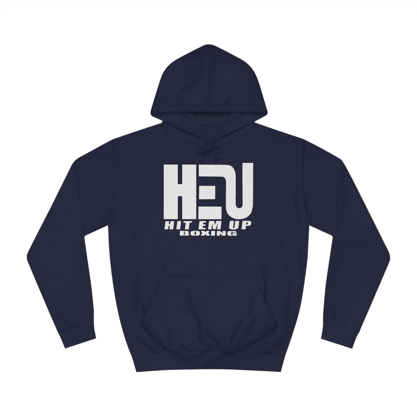 HEU Boxing Unisex Hoodie - White Logo