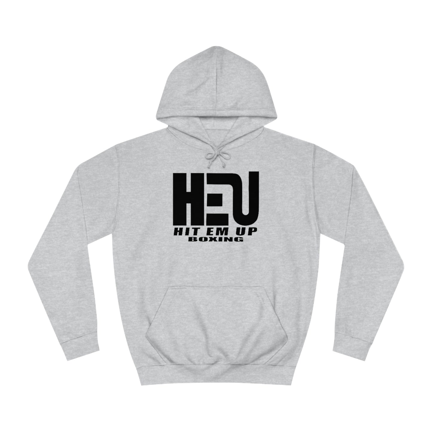 HEU Boxing Unisex Hoodie - Black Logo