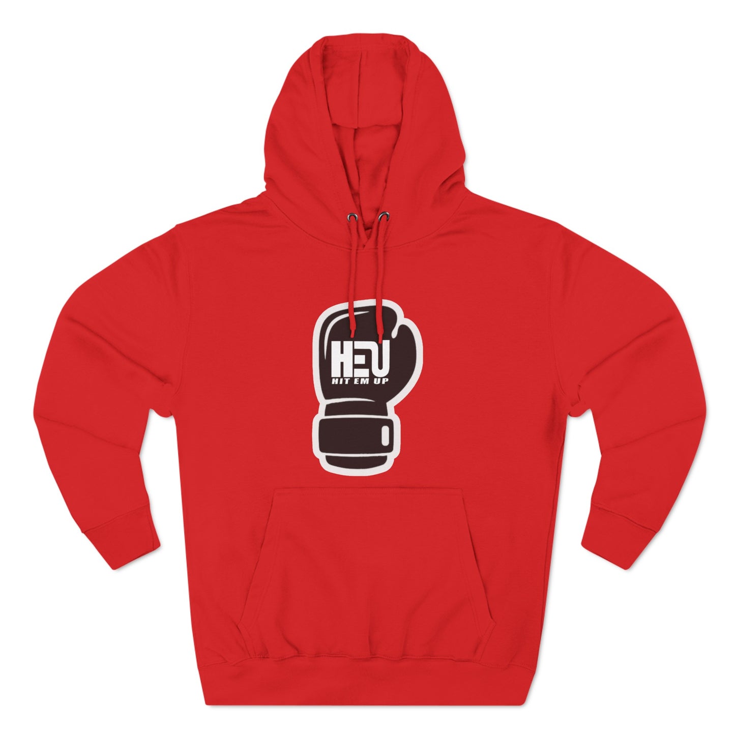 Hit Em UP Glove Logo Premium Pullover Hoodie