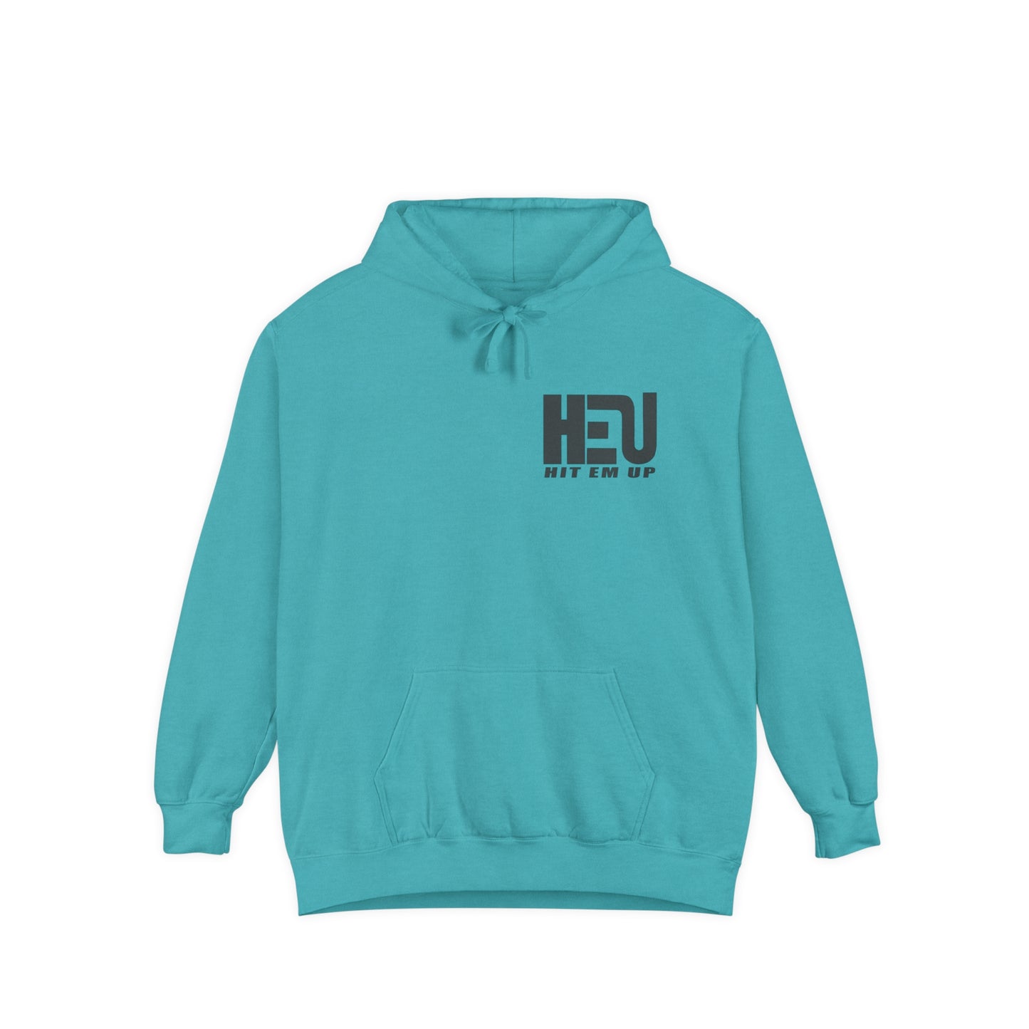 Dual Logo HEU Boxing Heavyweight Unisex Hoodie - Black Logo