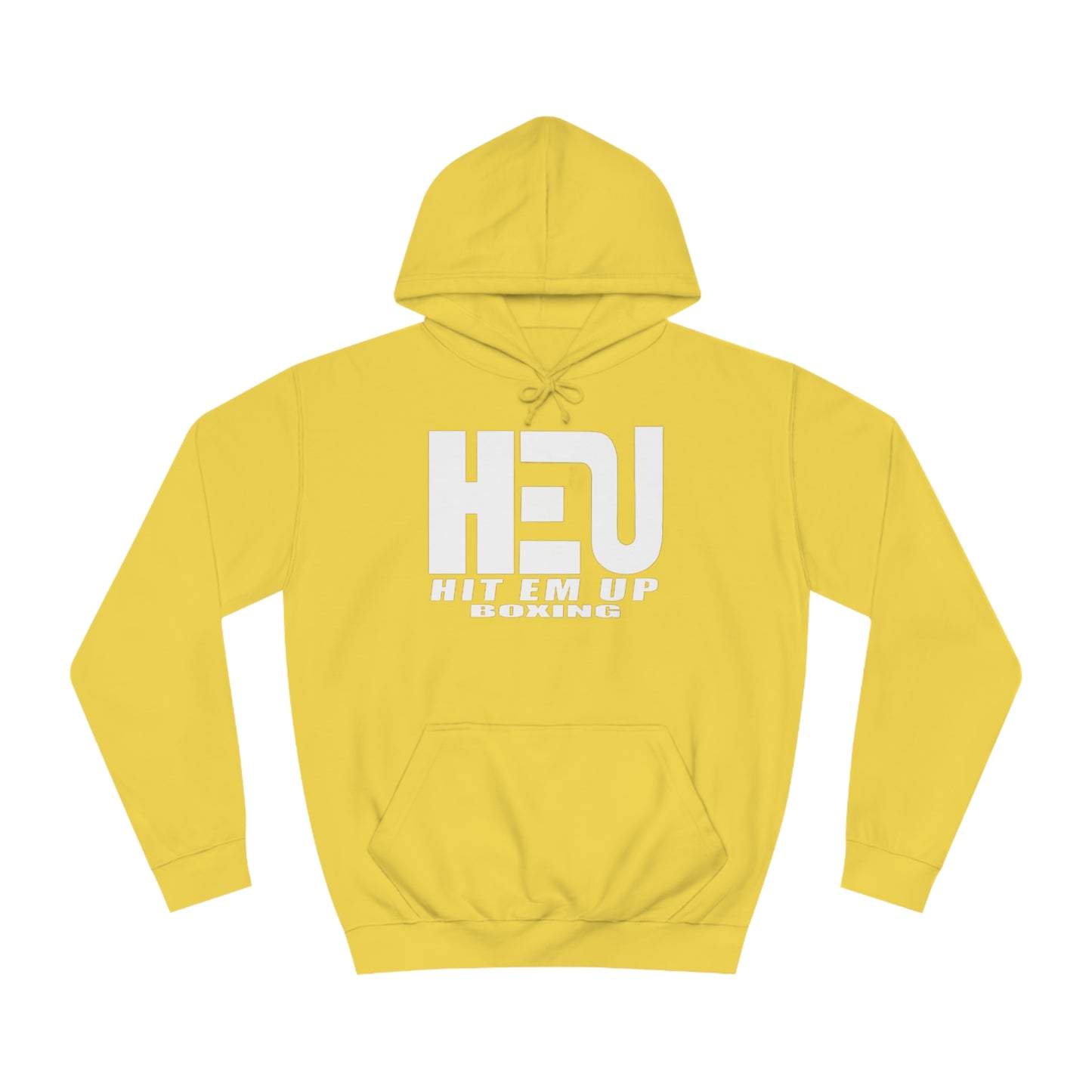 HEU Boxing Unisex Hoodie - White Logo