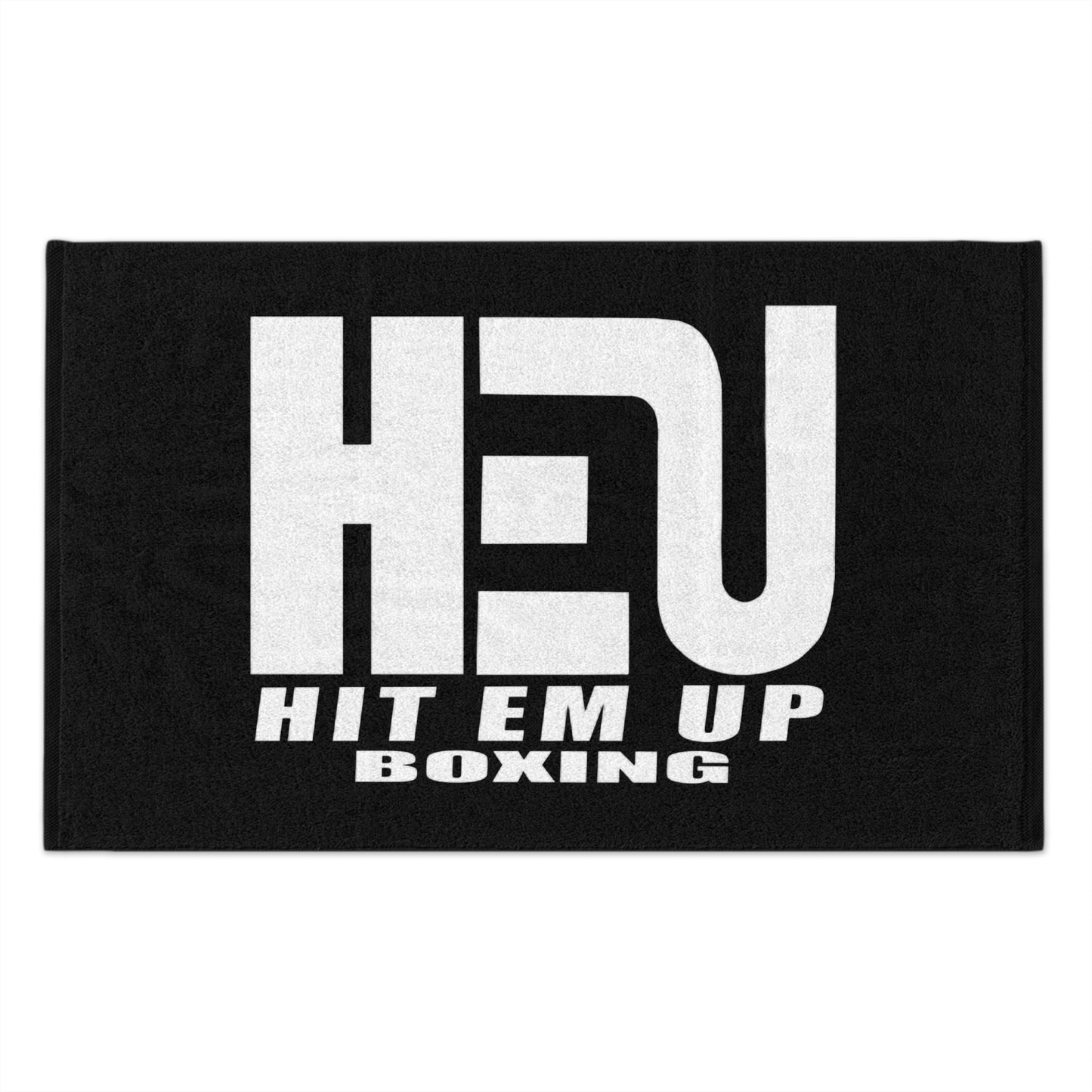 Black HEU Boxing Sport Towel