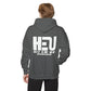 Dual Logo HEU Boxing Heavyweight Unisex Hoodie - White Logo