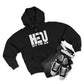 HEU Hit Em Up Unisex Full Zip Hoodie - White Logo
