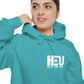 Dual Logo HEU Boxing Heavyweight Unisex Hoodie - White Logo