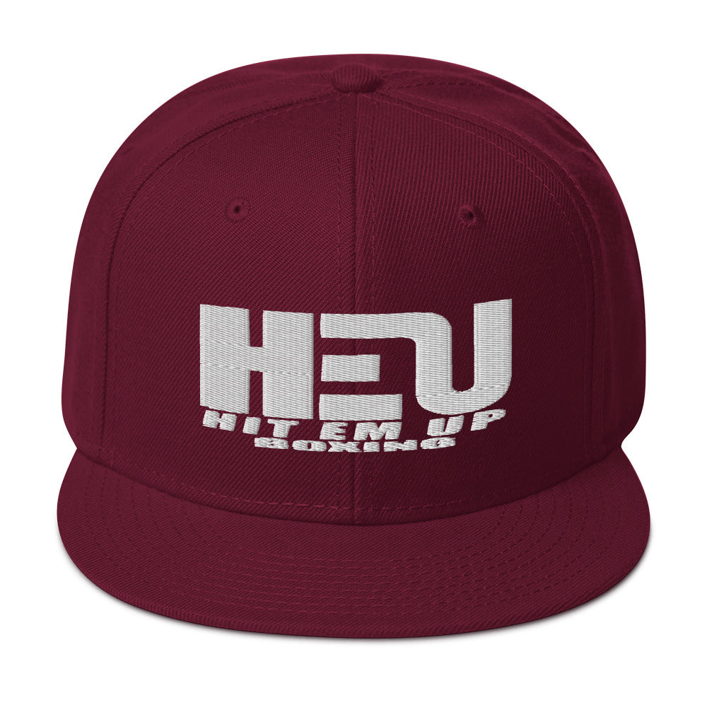 HEU Hit Em Up Boxing Snapback Hat