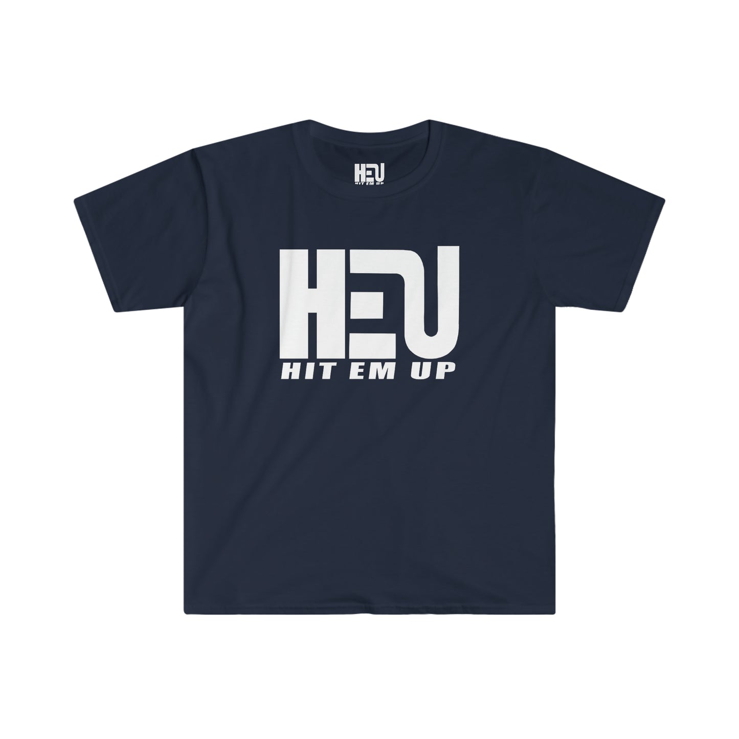 White HEU HIT EM UP Logo Shirt