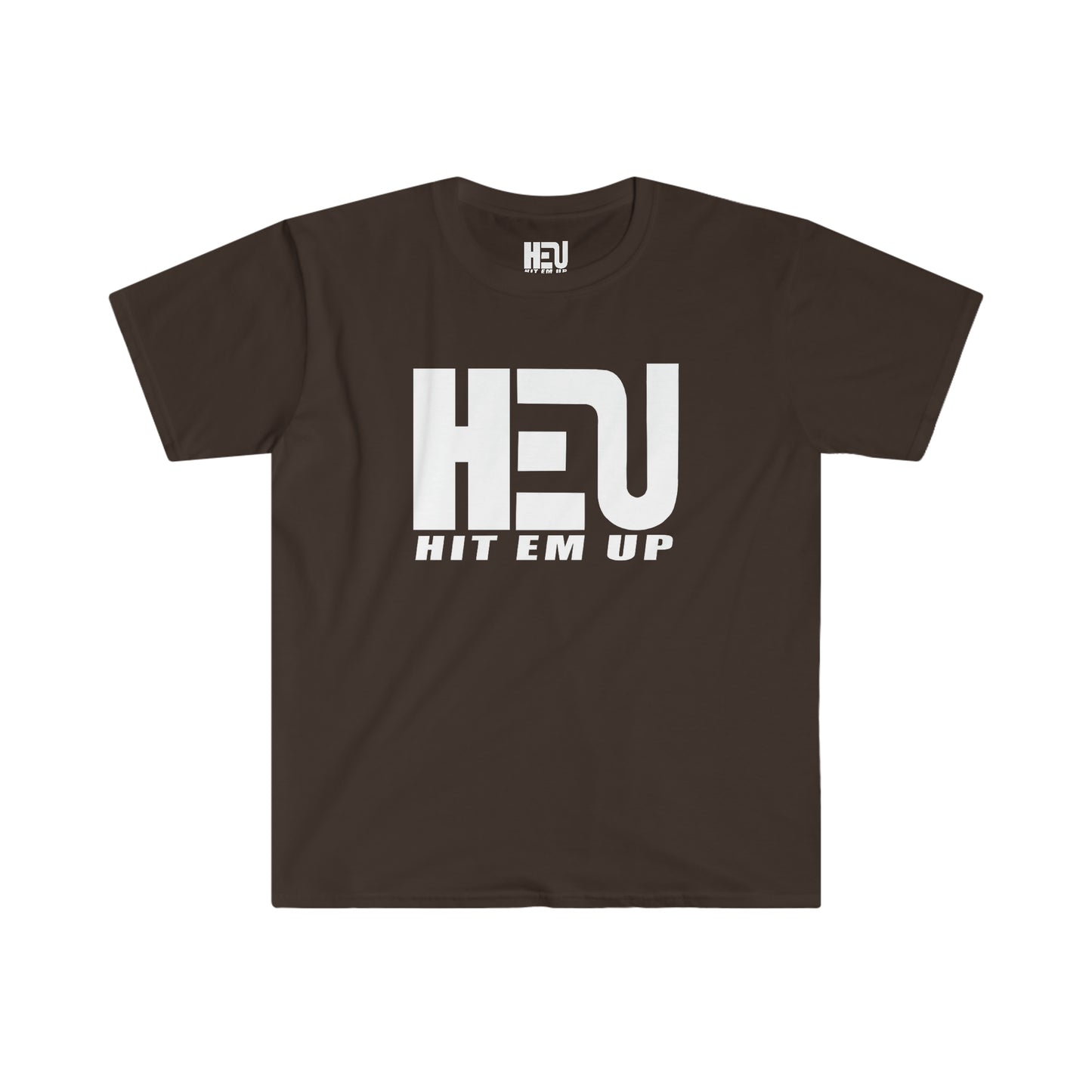 White HEU HIT EM UP Logo Shirt