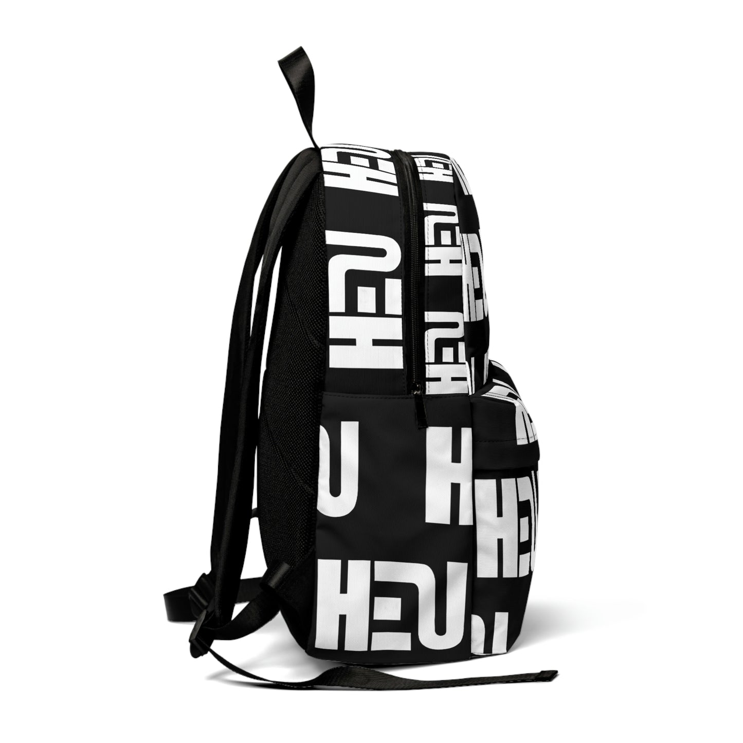 HEU White Logo Unisex Classic Backpack