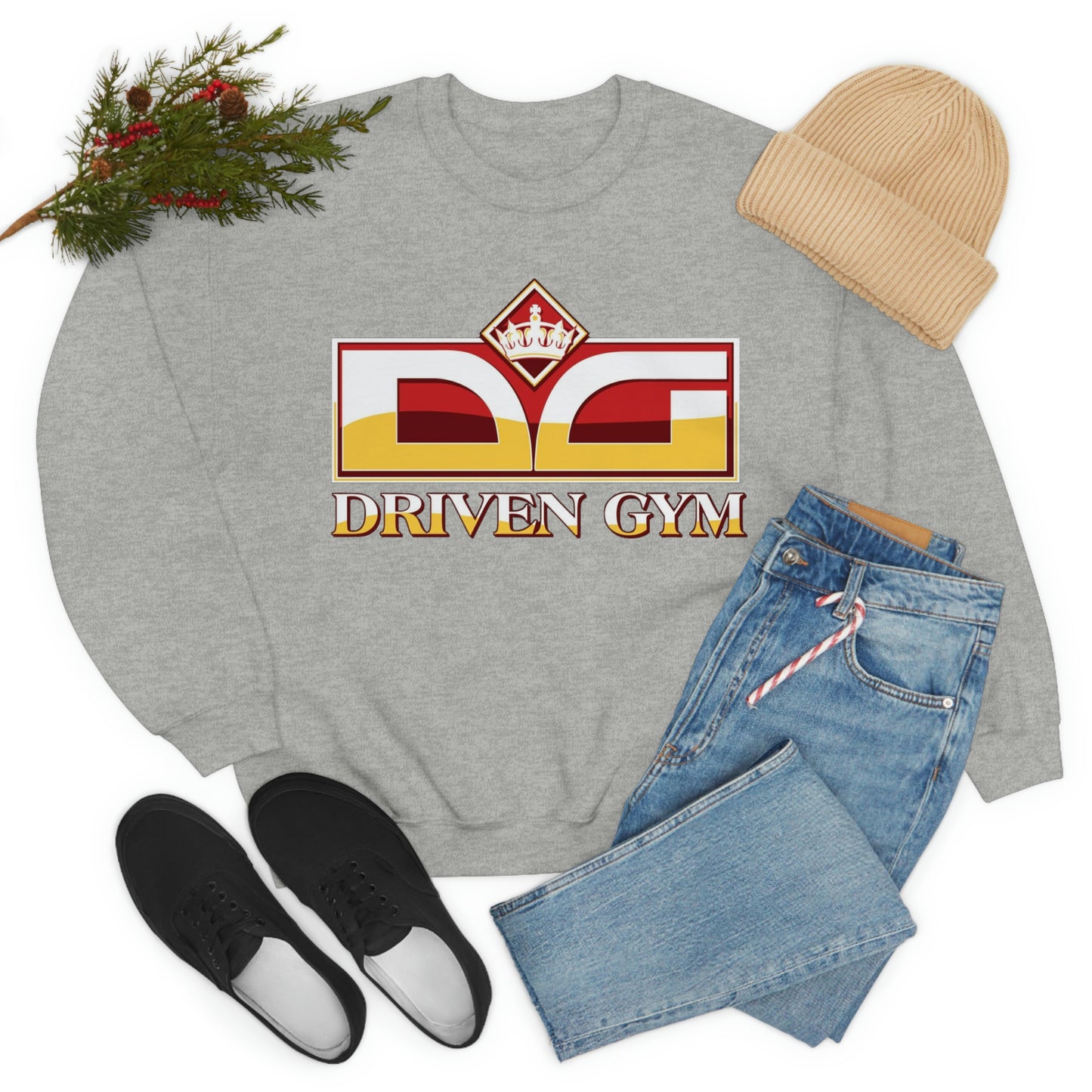 Driven Gym Heavy Blend Crewneck Sweatshirt