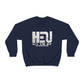 HEU Boxing Distressed Logo Unisex Heavy Blend Crewneck Sweatshirt