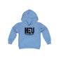 HEU HIT EM UP BOXING Black Youth Heavy Blend Hooded Sweatshirt