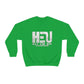 HEU Boxing Distressed Logo Unisex Heavy Blend Crewneck Sweatshirt