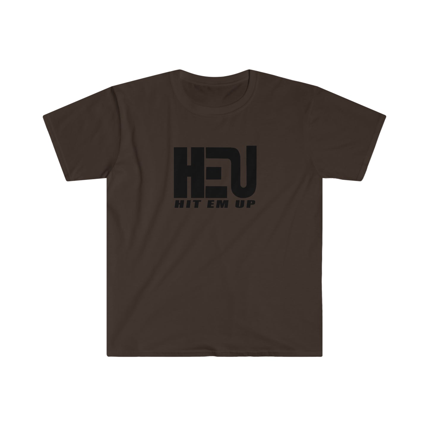 Black HEU HIT EM UP Logo T-Shirt