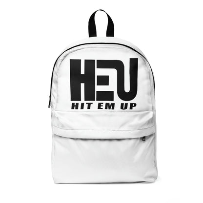 HEU HIT EM UP Black Logo Unisex Classic Backpack