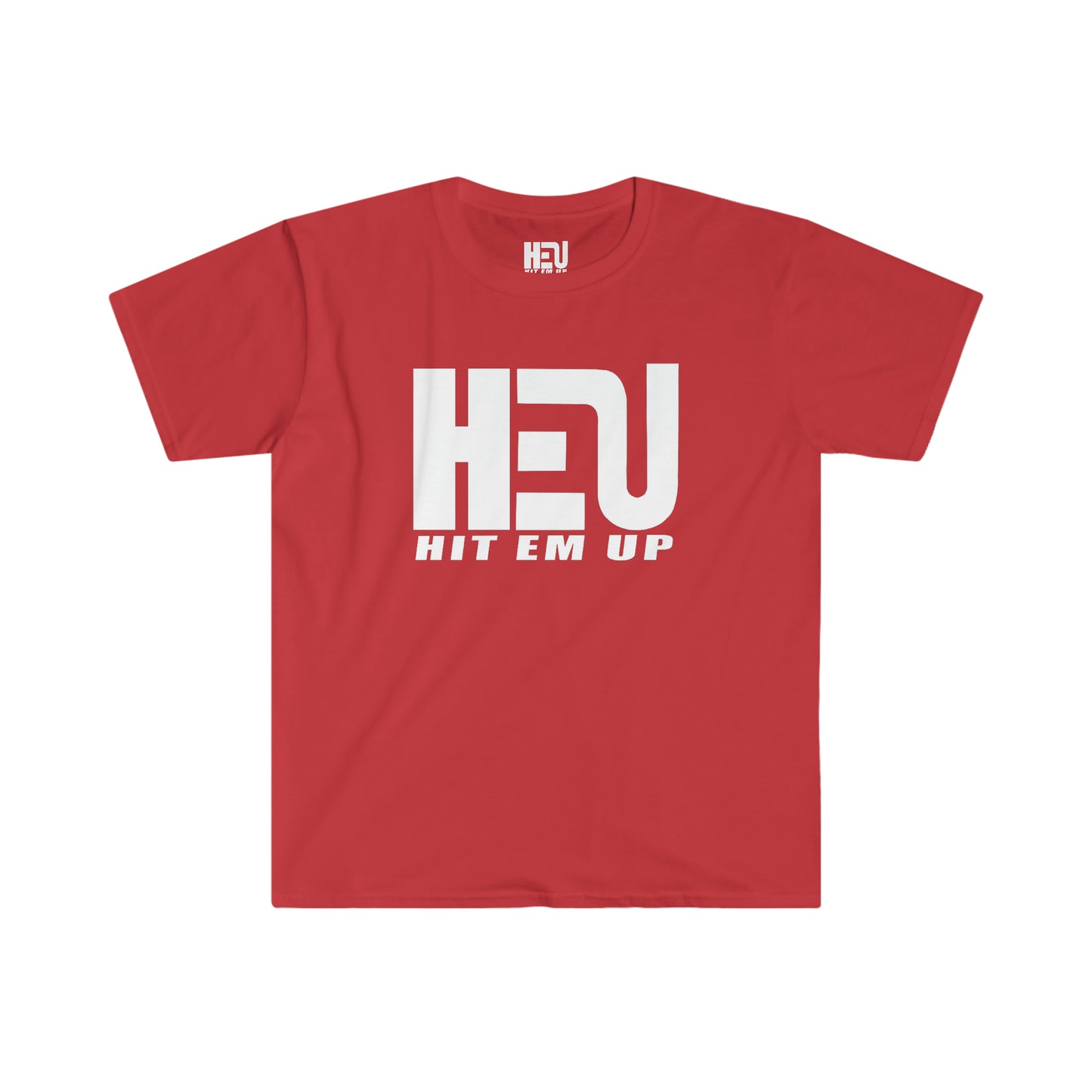 White HEU HIT EM UP Logo Shirt