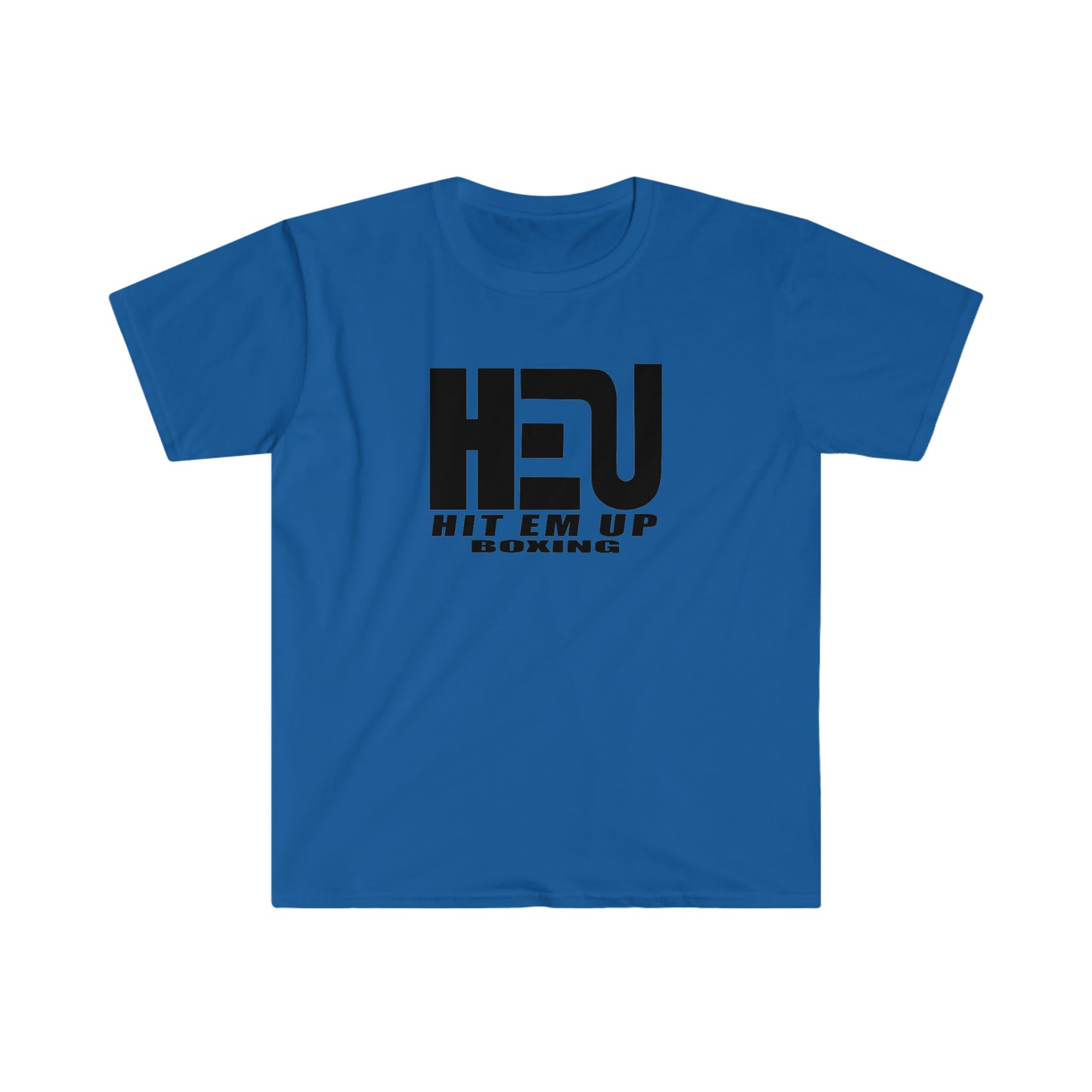 Black HEU HIT EM UP Boxing Logo T-Shirt