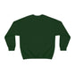 White HEU HIT EM UP Logo Heavy Blend Crewneck Sweatshirt