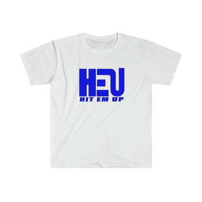 Blue HEU HIT EM UP Logo T-Shirt