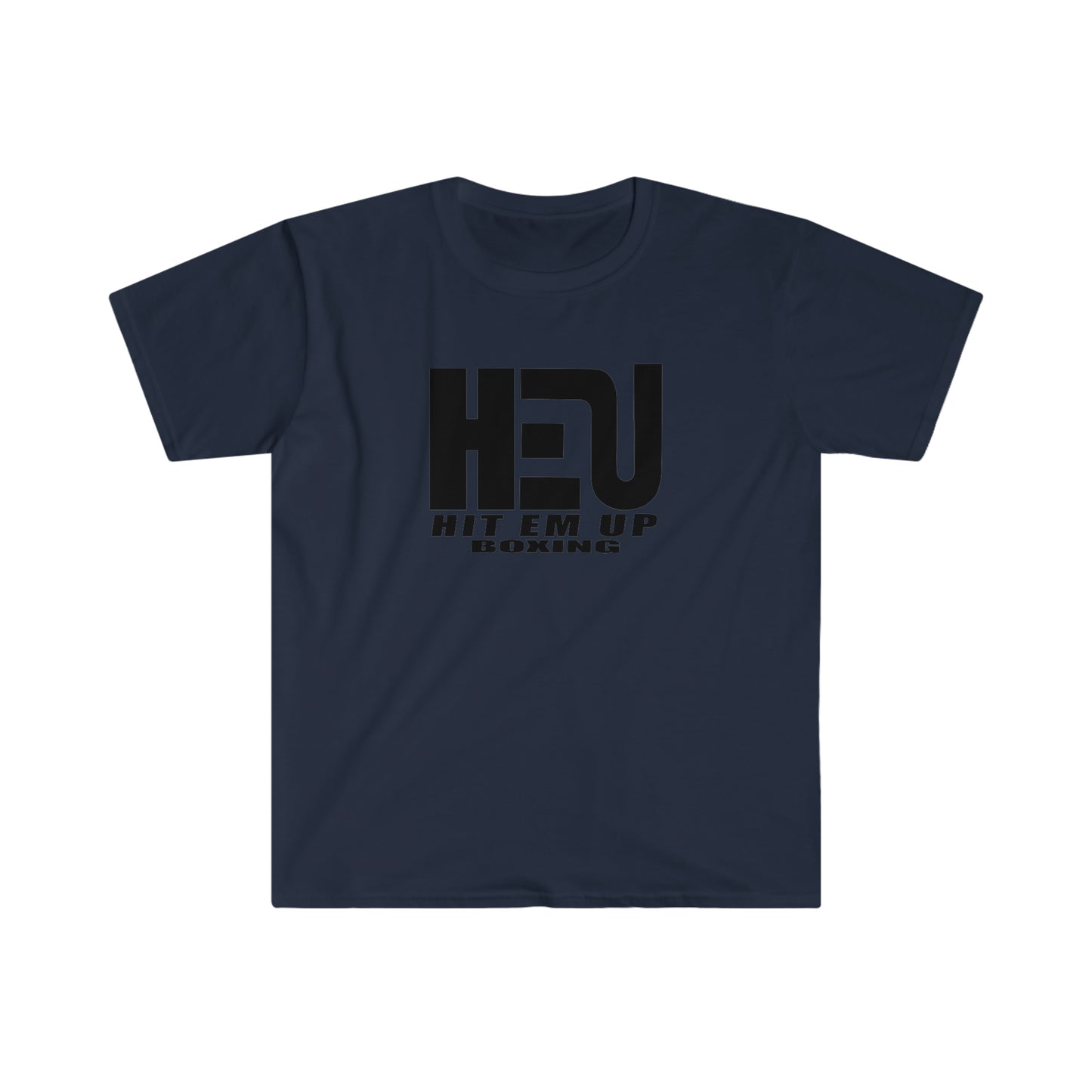 Black HEU HIT EM UP Boxing Logo T-Shirt