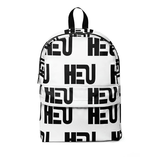 HEU HIT EM UP Black Logo Unisex Classic Backpack