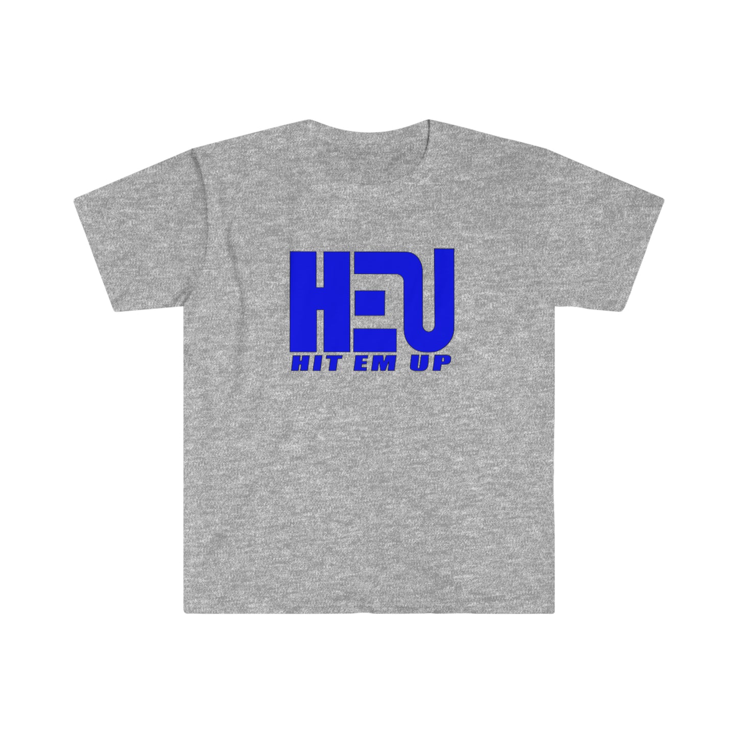 Blue HEU HIT EM UP Logo T-Shirt