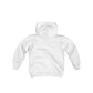 Black HEU HIT EM UP Logo Youth Heavy Blend Hooded Sweatshirt