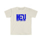 Blue HEU HIT EM UP Logo T-Shirt